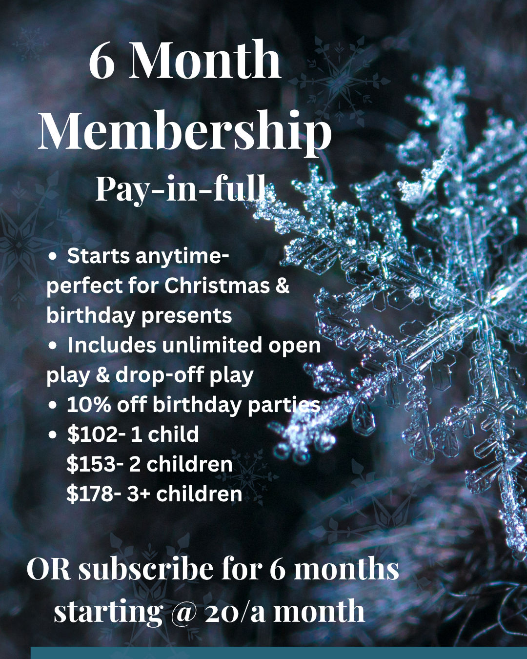 6 Month Membership Pay-in-Full