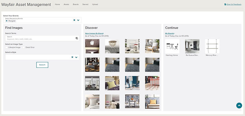 Post-production homepage