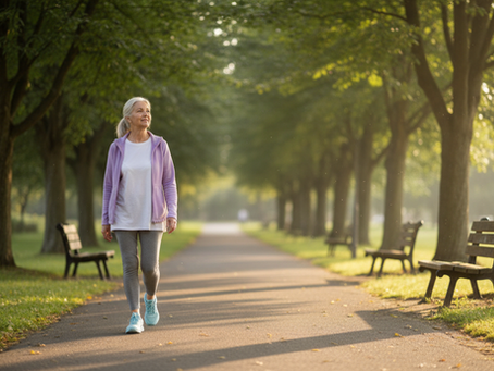 A steady walking route makes it easier to focus on posture, pace, and foot placement.