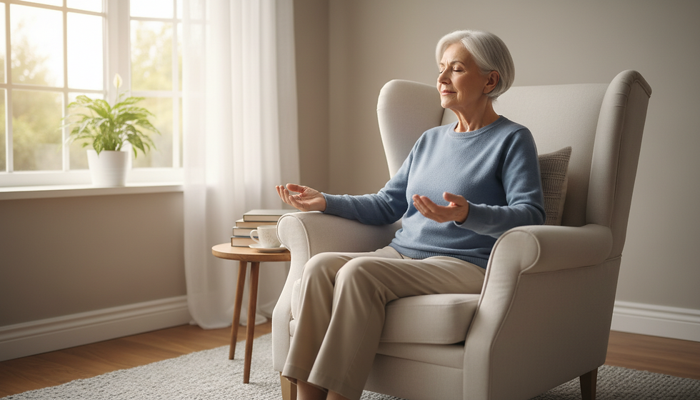 A calm setup makes breathing practice easier to stick with.