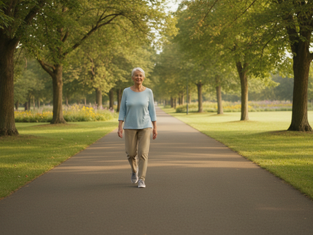 A familiar walk can become a gentle strength routine with a few simple changes.