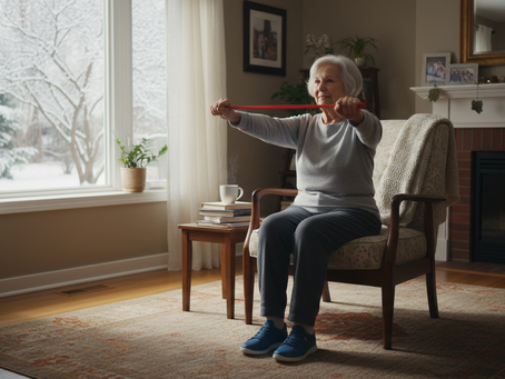 A warm indoor setup makes winter movement feel easier to start.