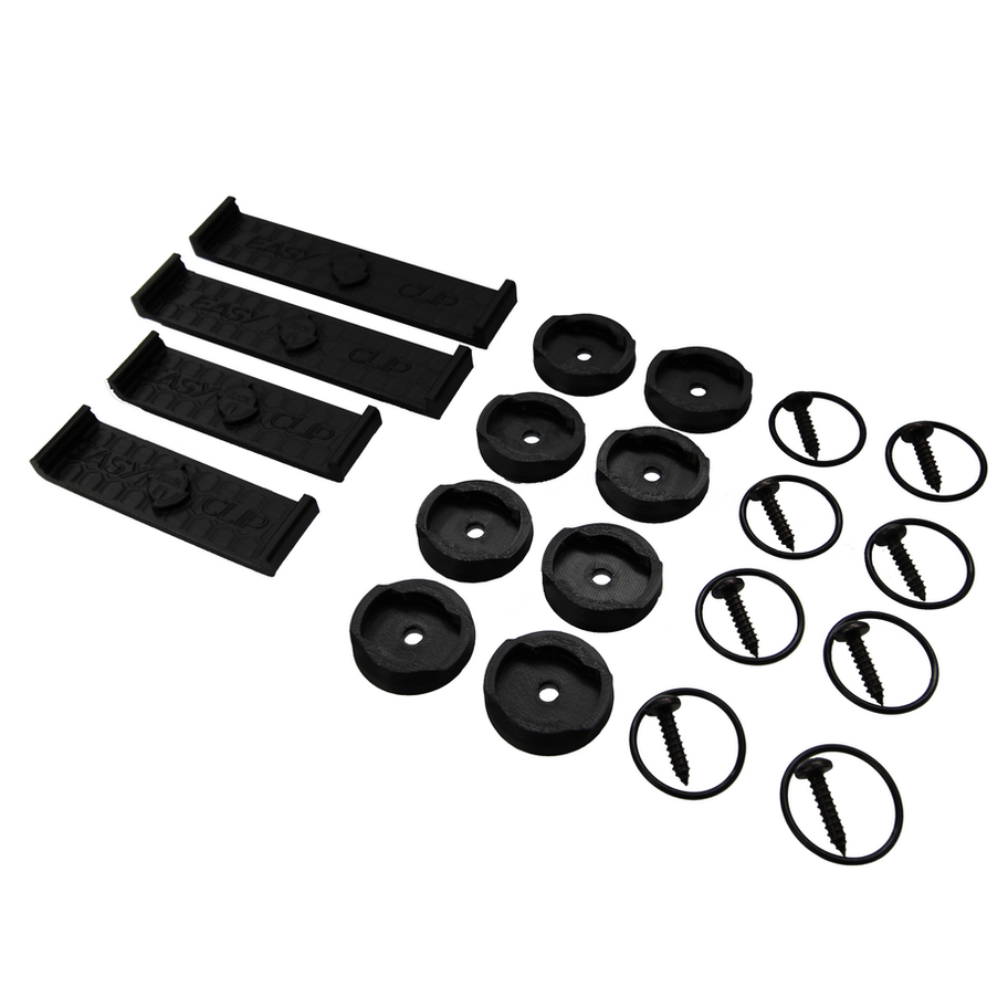 EASY CLIPS Plate Holder CH INTERCHANGEABLE BLACK - Support de plaque polyvalent en noir