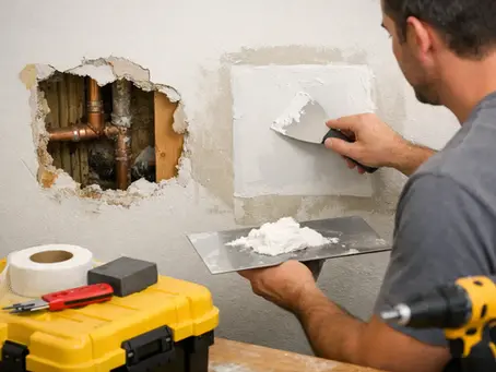 Drywall Repair After Plumbing Leak Steps