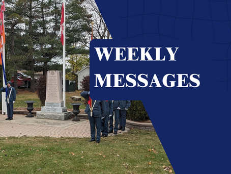 832 Twillick Squadron Weekly Messages 7 November - 13 November 2024