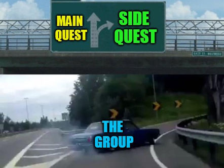 Many Alternate Doors, No Exits in Sight (MADNES) 45: A Side quest of Minor Significance