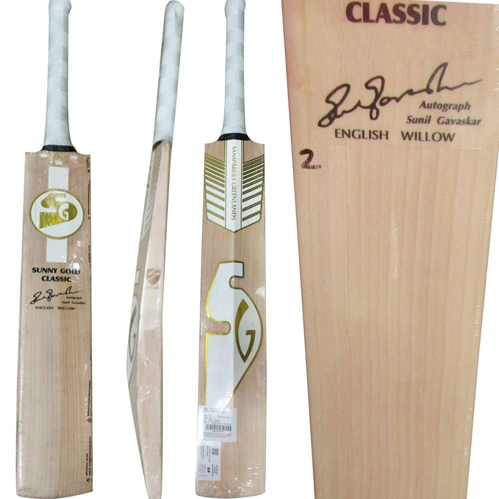 DSC BLU 65 English Willow cricket bat with Sunil Gavaskar autograph