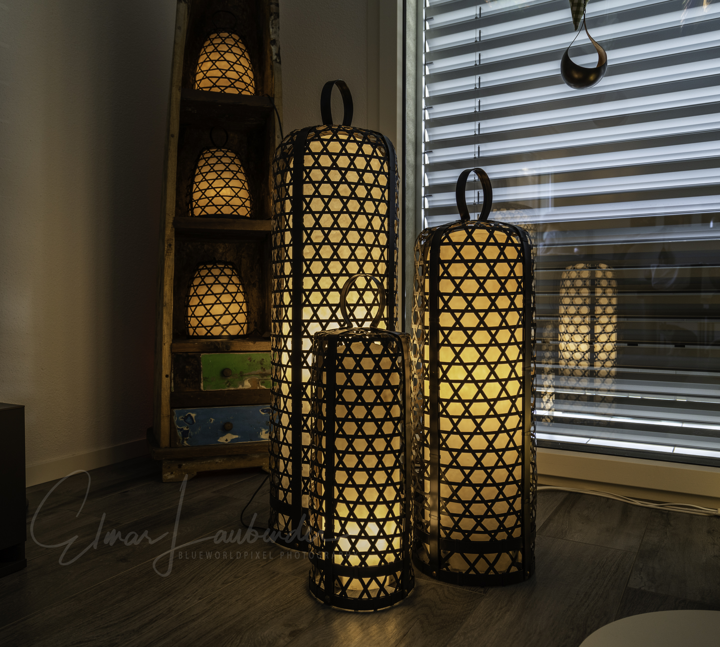 Lampe Chickencage hoch
