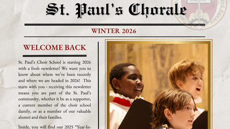 St. Paul's Chorale - Winter edition 2026