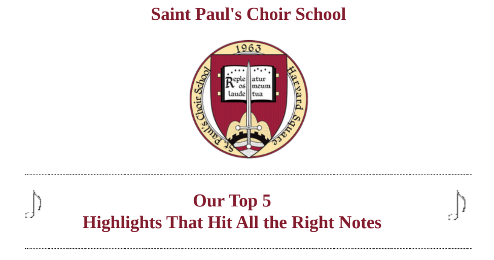 Our Top 5 Highlights That Hit All the Right Notes