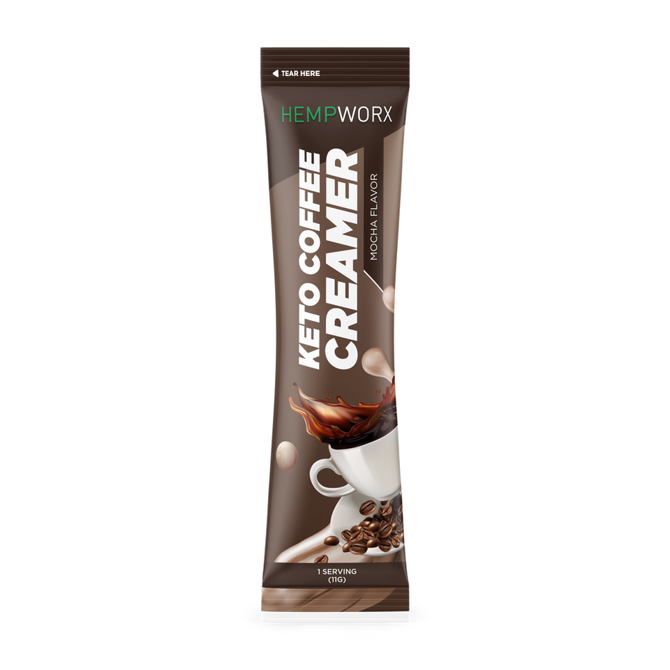HempWorx Keto Creamer Mocha Packaging