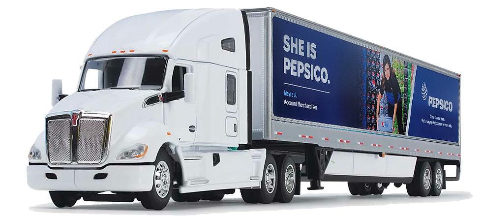 She Is PepsiCo Toy Truck