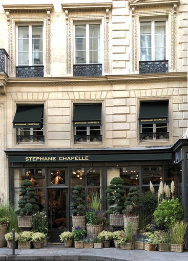 Devanture de la boutique de fleuristes événementiel Opéra 