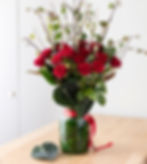 Bouquet de roses rouges pour la Saint-Valentin