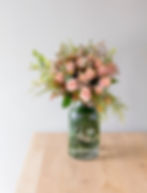 Bouquet de roses champêtre pour la Saint-Valentin