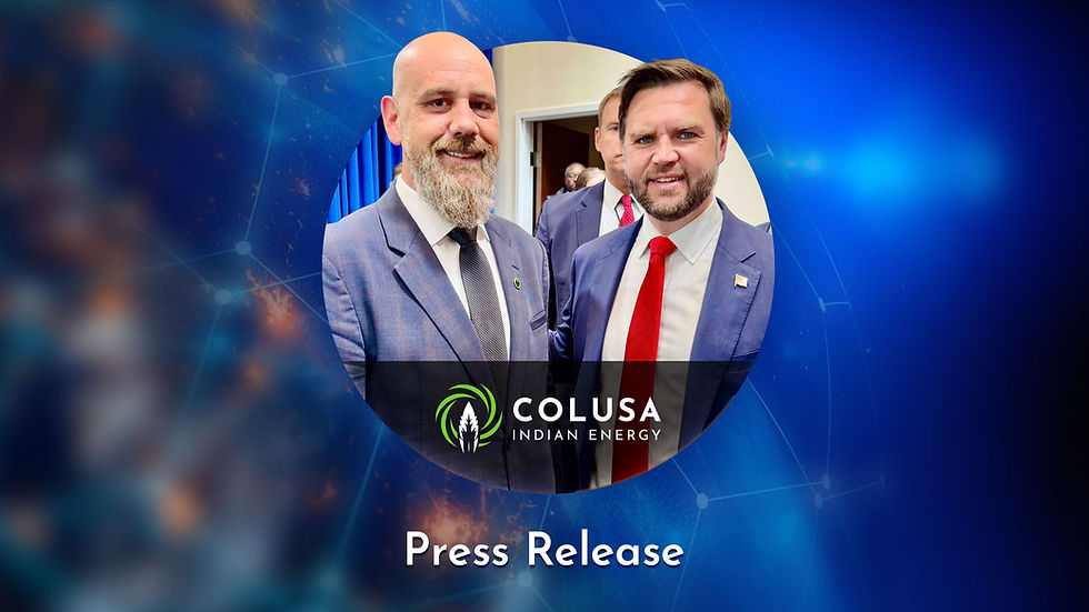 Colusa Indian Energy Meets with The White House