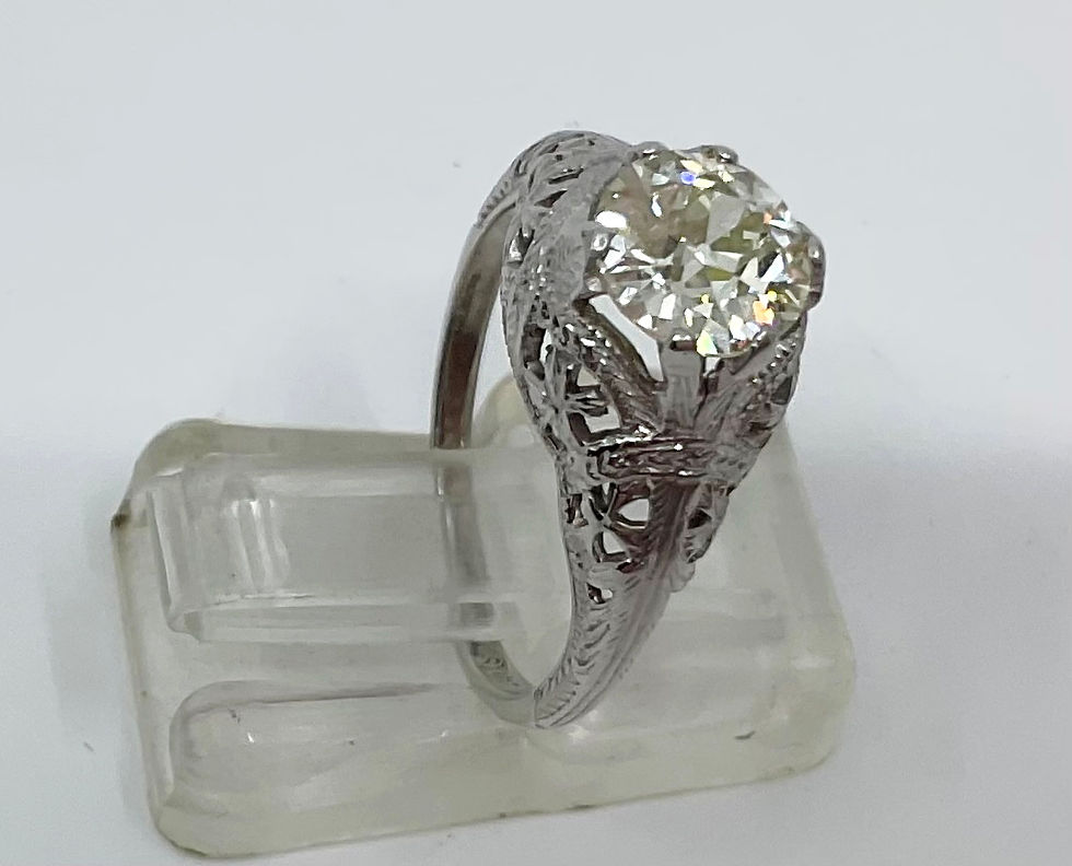 Thumbnail: 14CT W/G 1.30CT DIAMOND RING