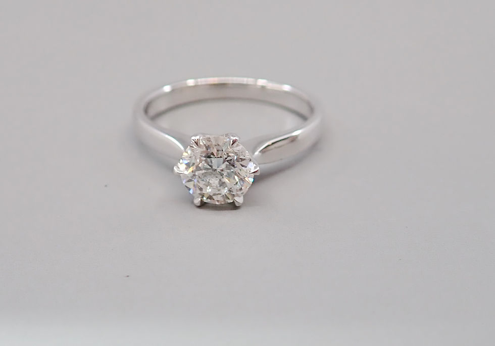 Thumbnail: 18CT SOLITAIRE 1.00CT DIAMOND RING