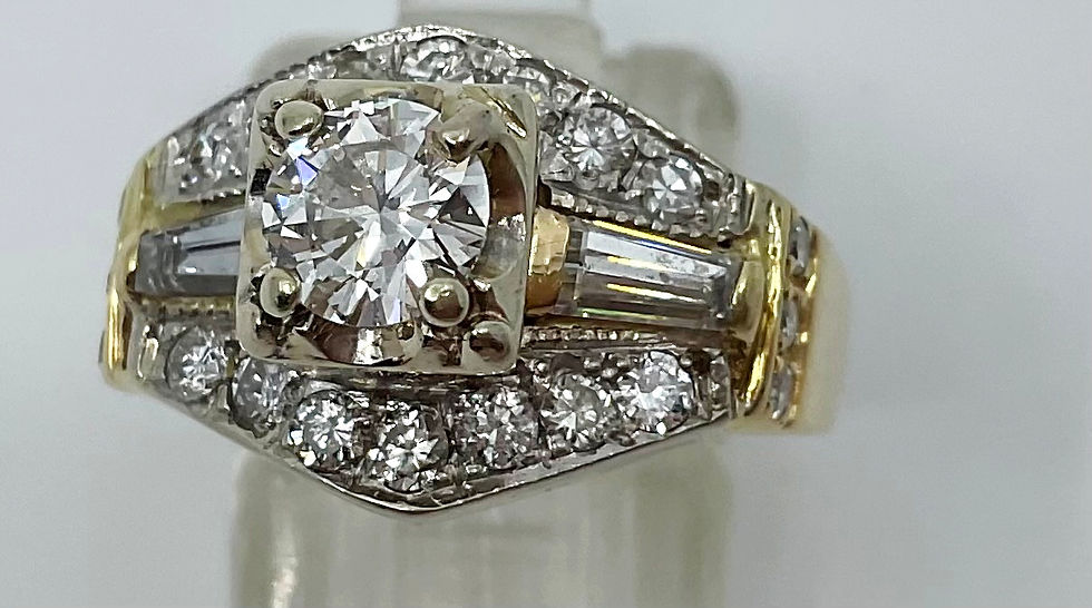 Thumbnail: 14CT 23 STONE DIAMOND RING