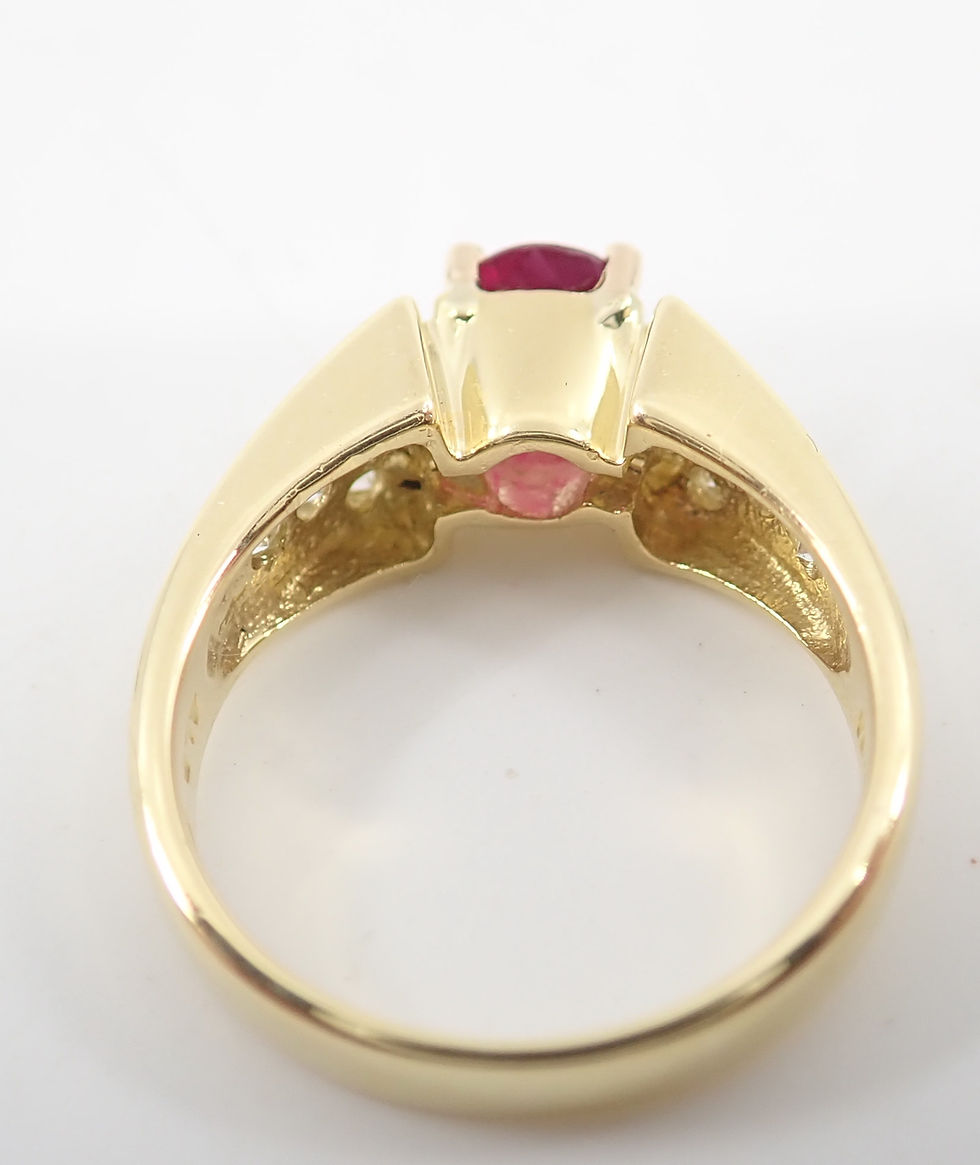 Thumbnail: 18CT RUBY & DIAMOND RING