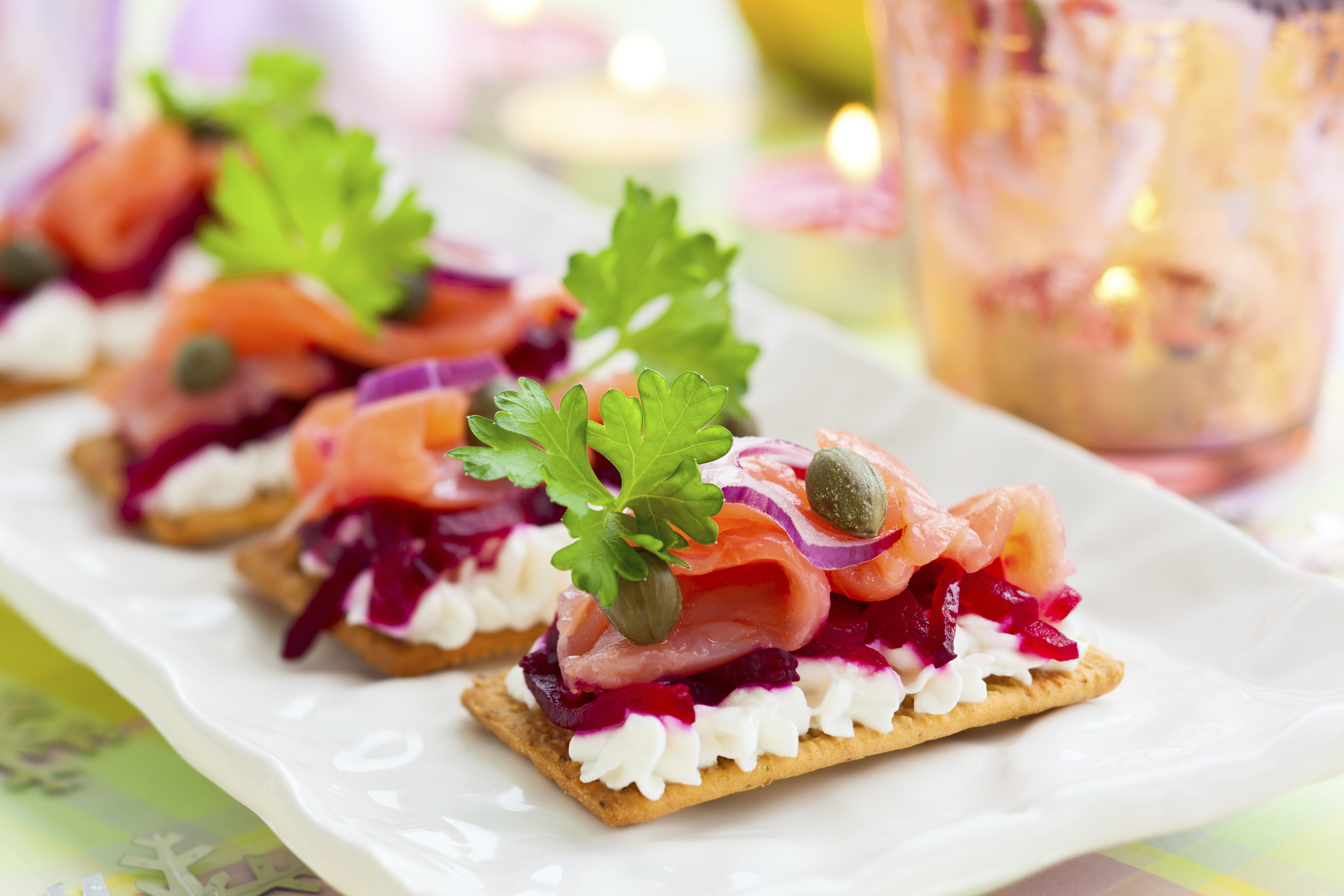 Arranged Food and Objects
