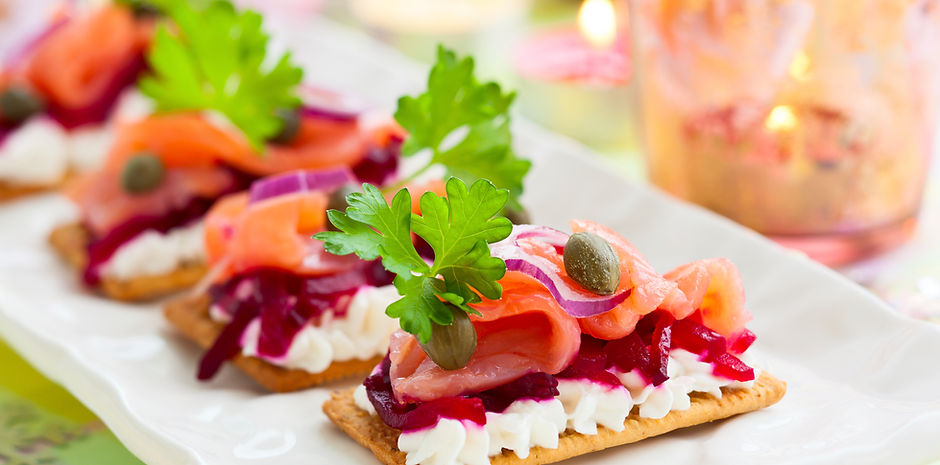 appetizer on a plate