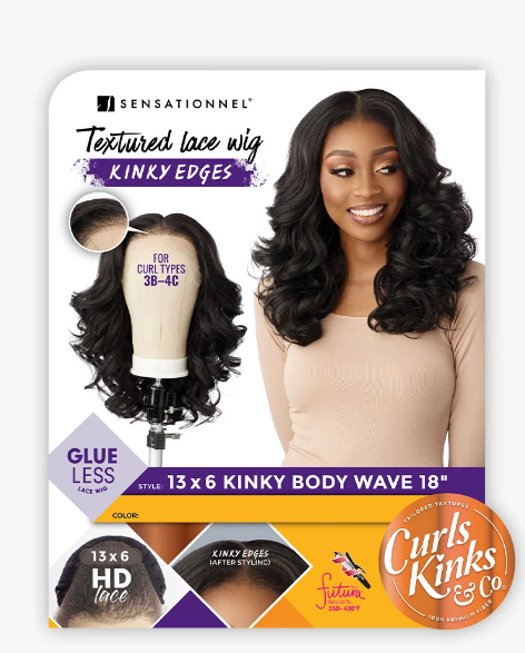 Miniatura: KINKY EDGES 13X6 KINKY BODY WAVE 18″