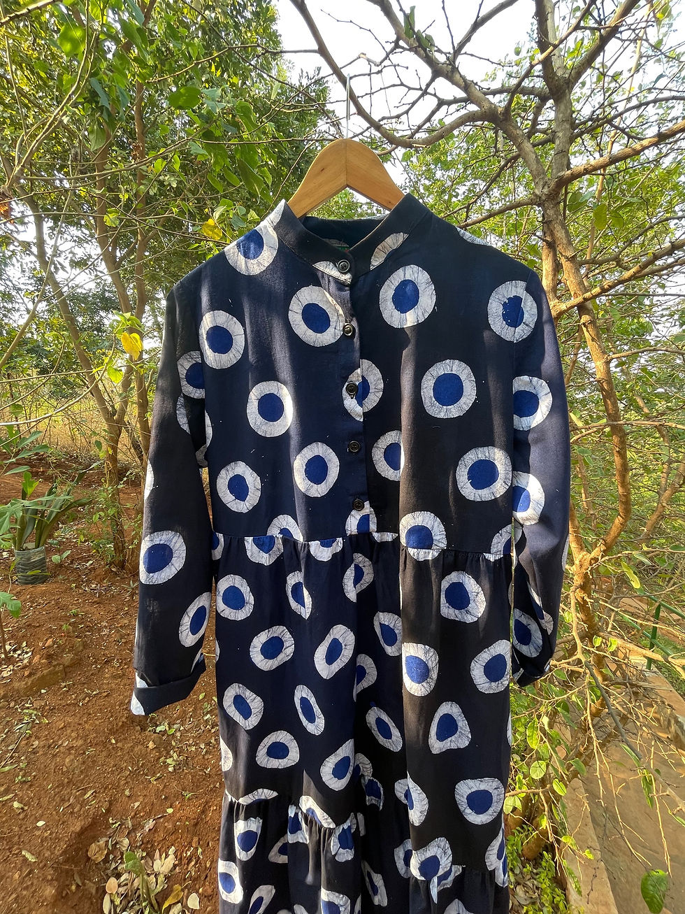 Thumbnail: Tiered Sula Dress w. Buttons