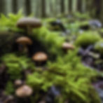 mossy rocks with small ferns and mushrooms.jpg