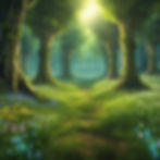 sacred forest grove beautiful with a meadow in the middle.jpg