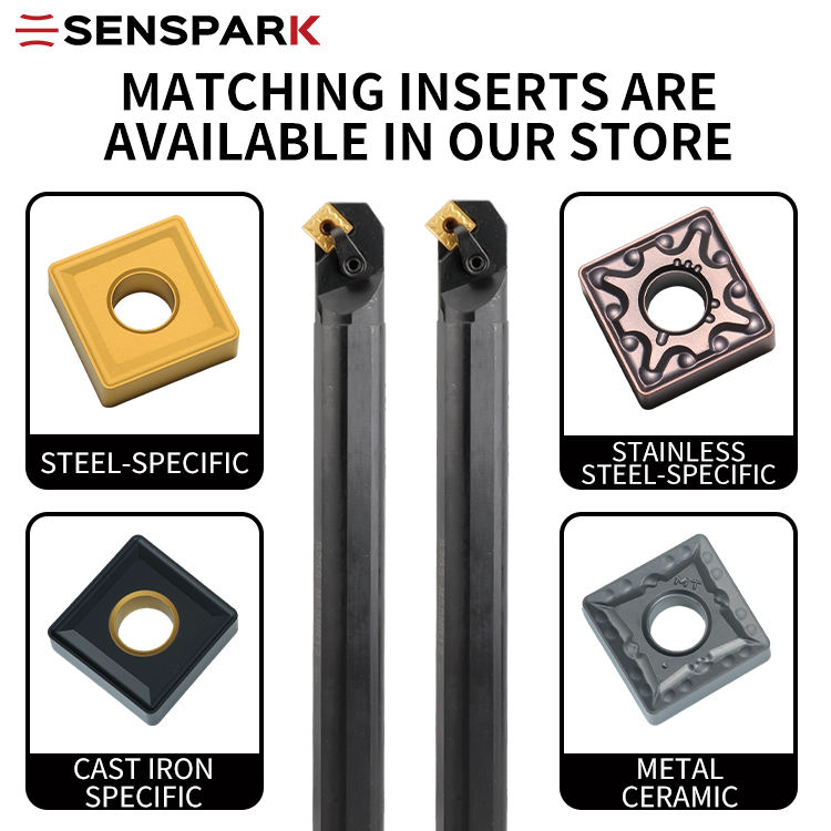Thumbnail: MSSNR Internal turning tool shank