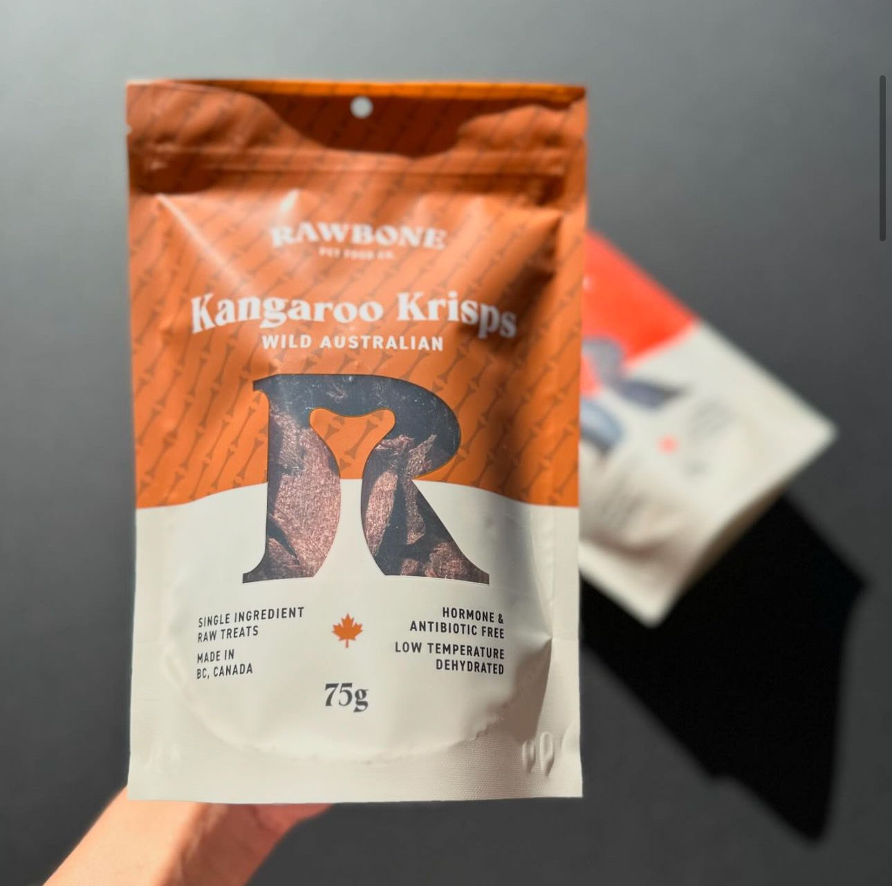 Rawbone Wild Kangaroo Krisps - 75g