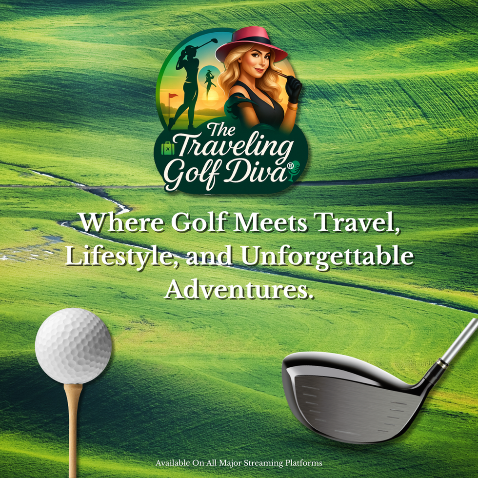 Traveling Golf Diva Graphic