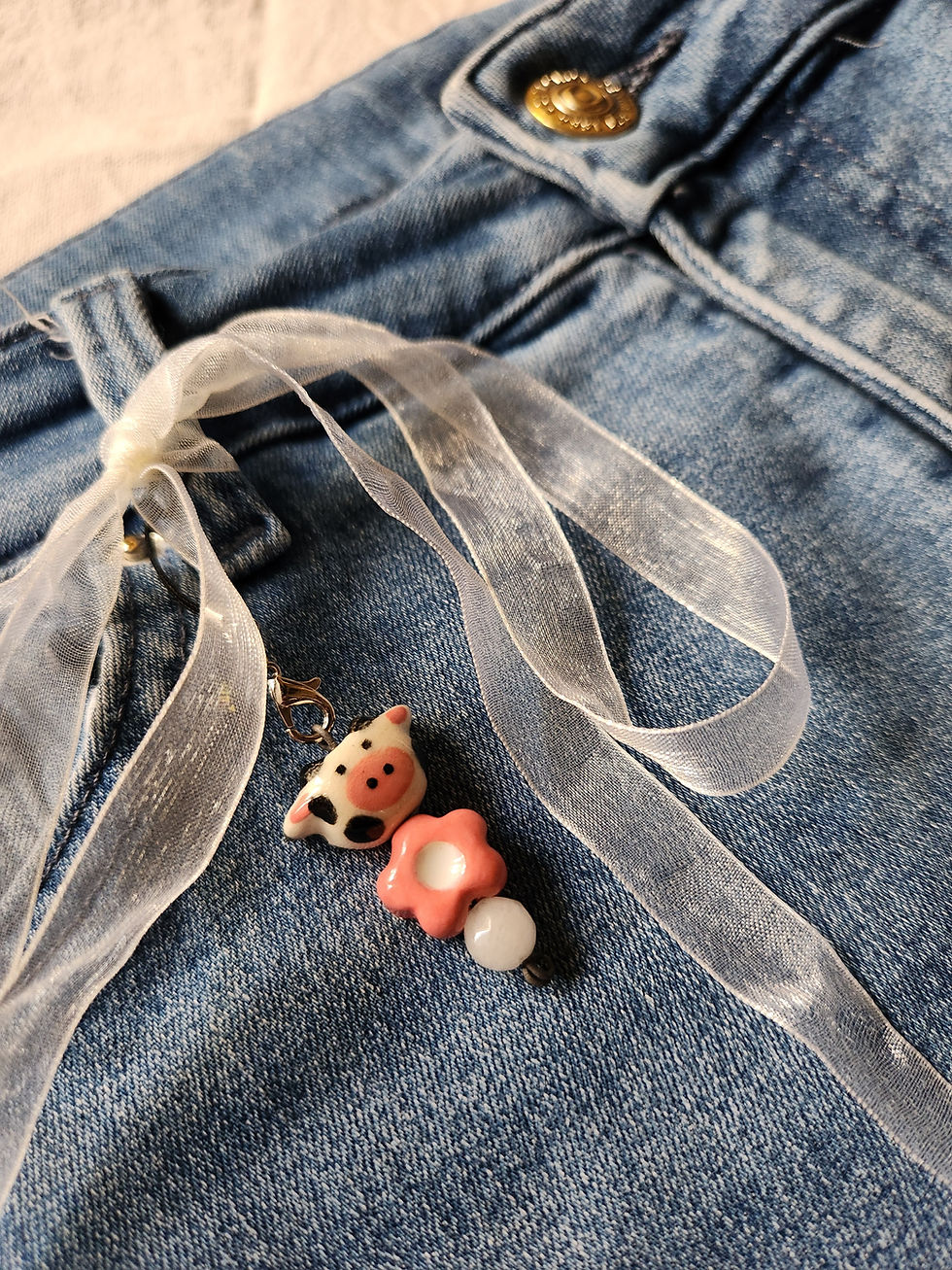 Thumbnail: Beaded Phone/Bag Charms