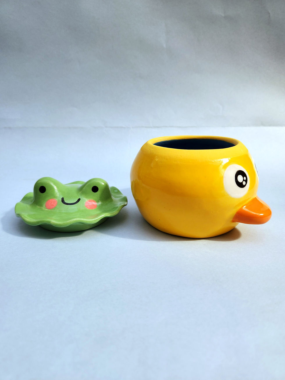 Thumbnail: Duck+Froggie Hat Lidded Jar