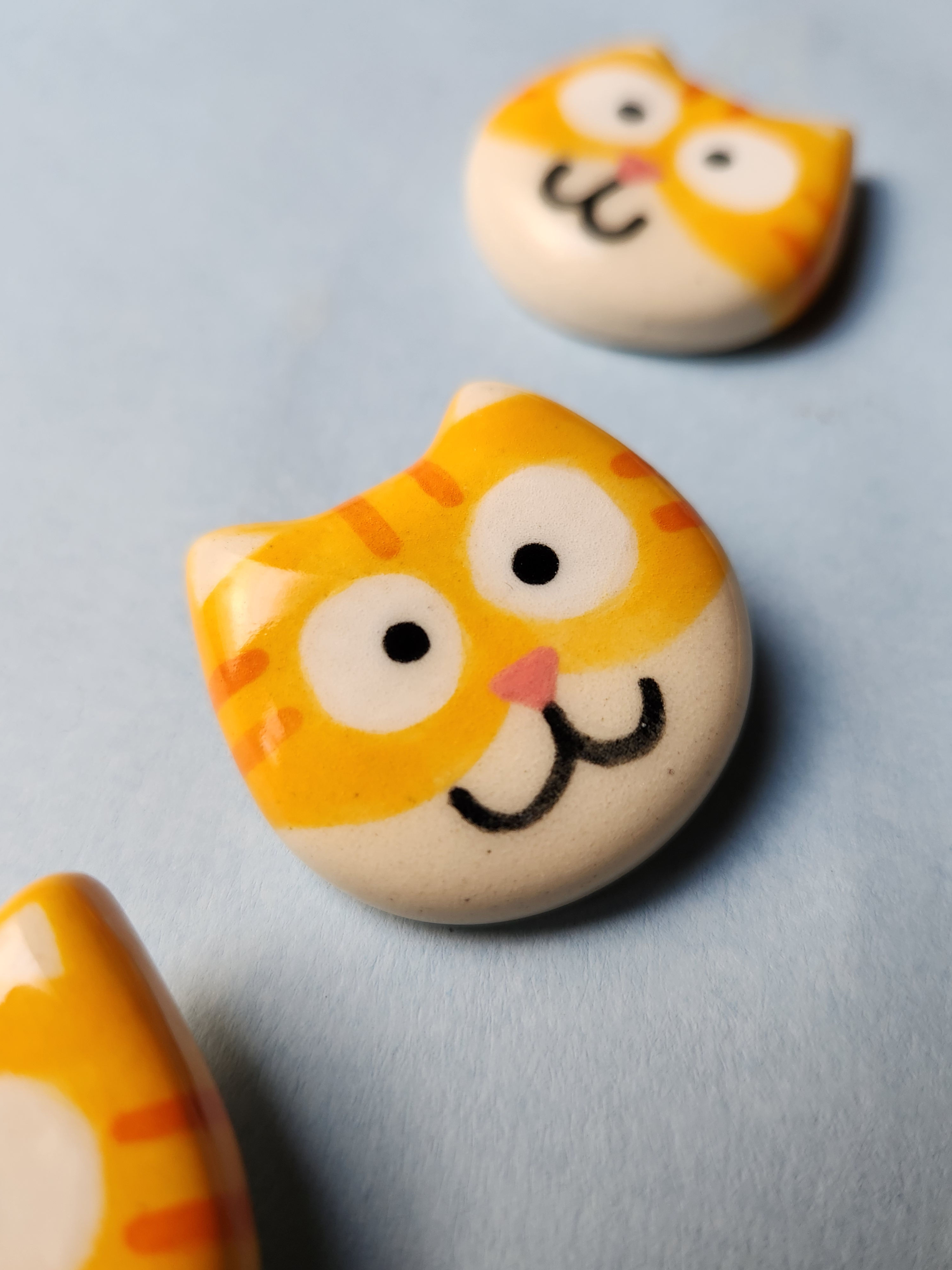 Ginger Cat Pin/Magnet