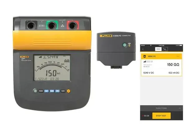Fluke 1550 C  5 KV Digital Insulation Tester