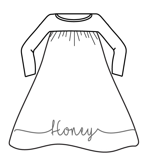 Thumbnail: Honey Smocked Dress PDF Pattern