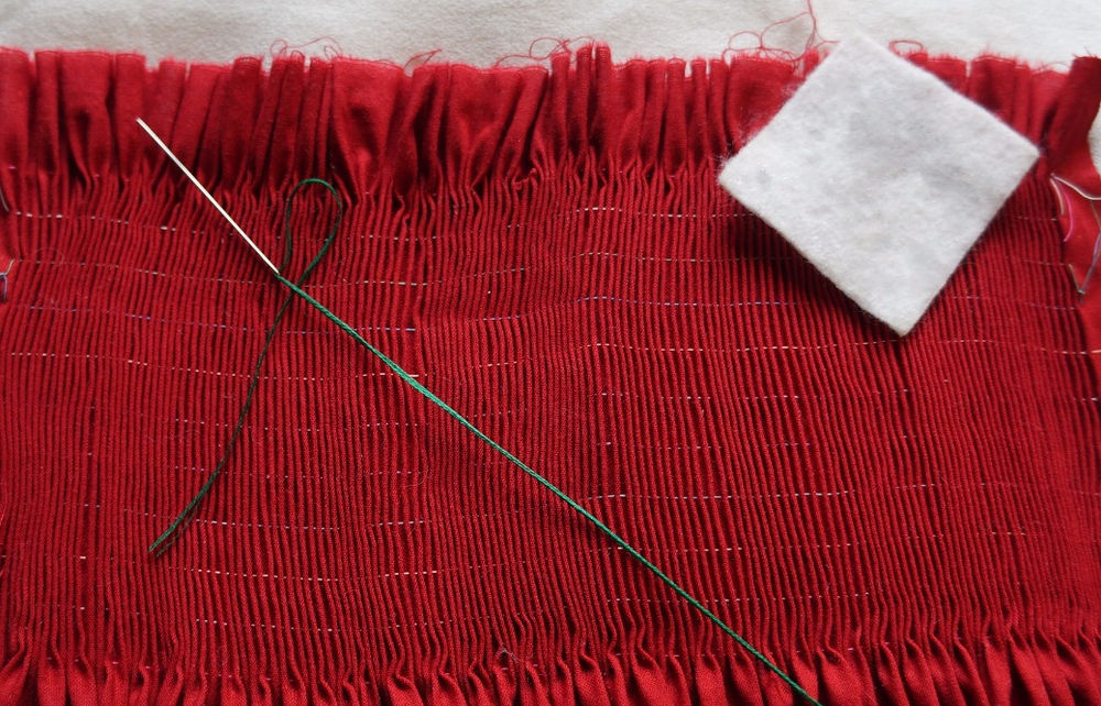 Smocking Stitches Guide Stacked Cables or Picture Smocking