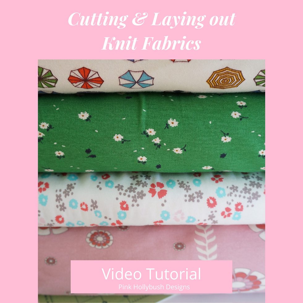 Cutting & Laying out Knit Fabrics
