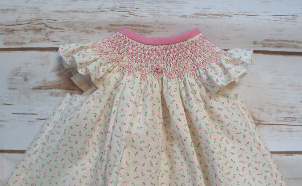 Close up of Wee Care 2 Smocking plate