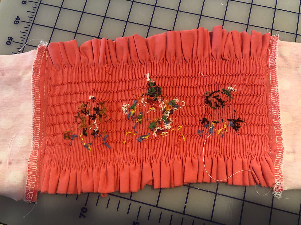Side panels serged on.