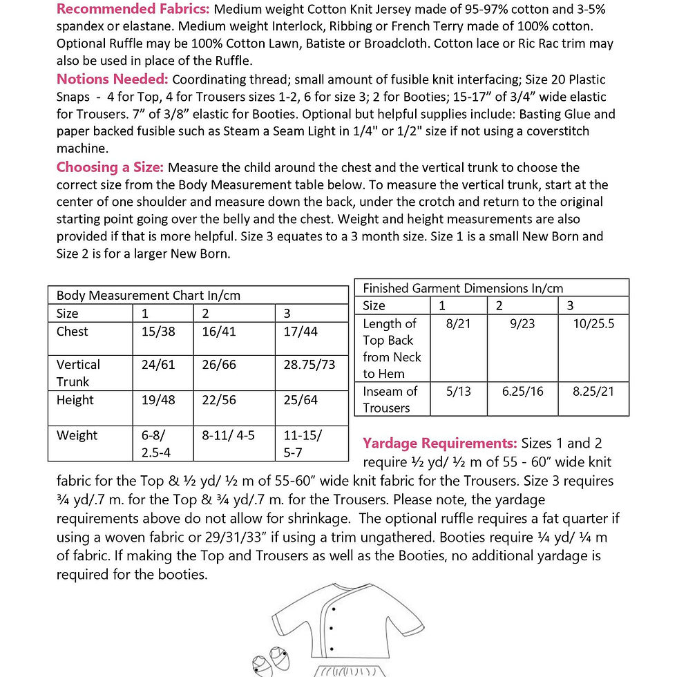 Thumbnail: Welcome Home Knit Baby Layette PDF Pattern