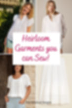 Heirloom Garment you can Sew Pin