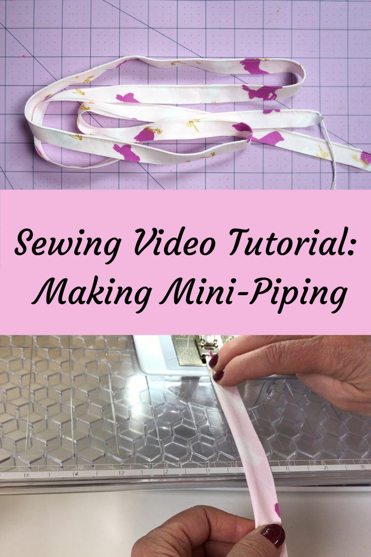 Sewing Video Tutorial: Making Mini-Piping