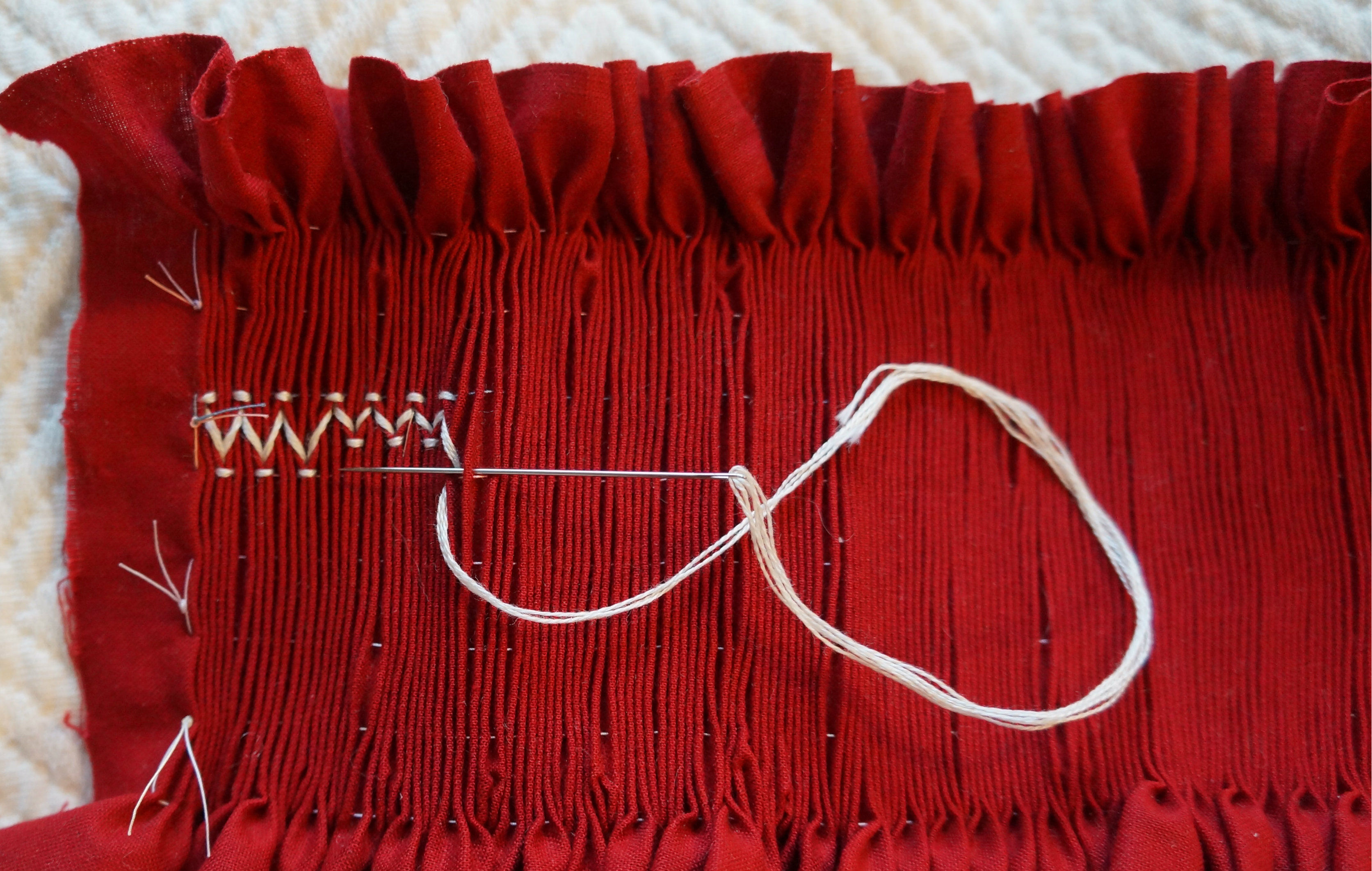 Smocking Tutorial The Wave Stitch