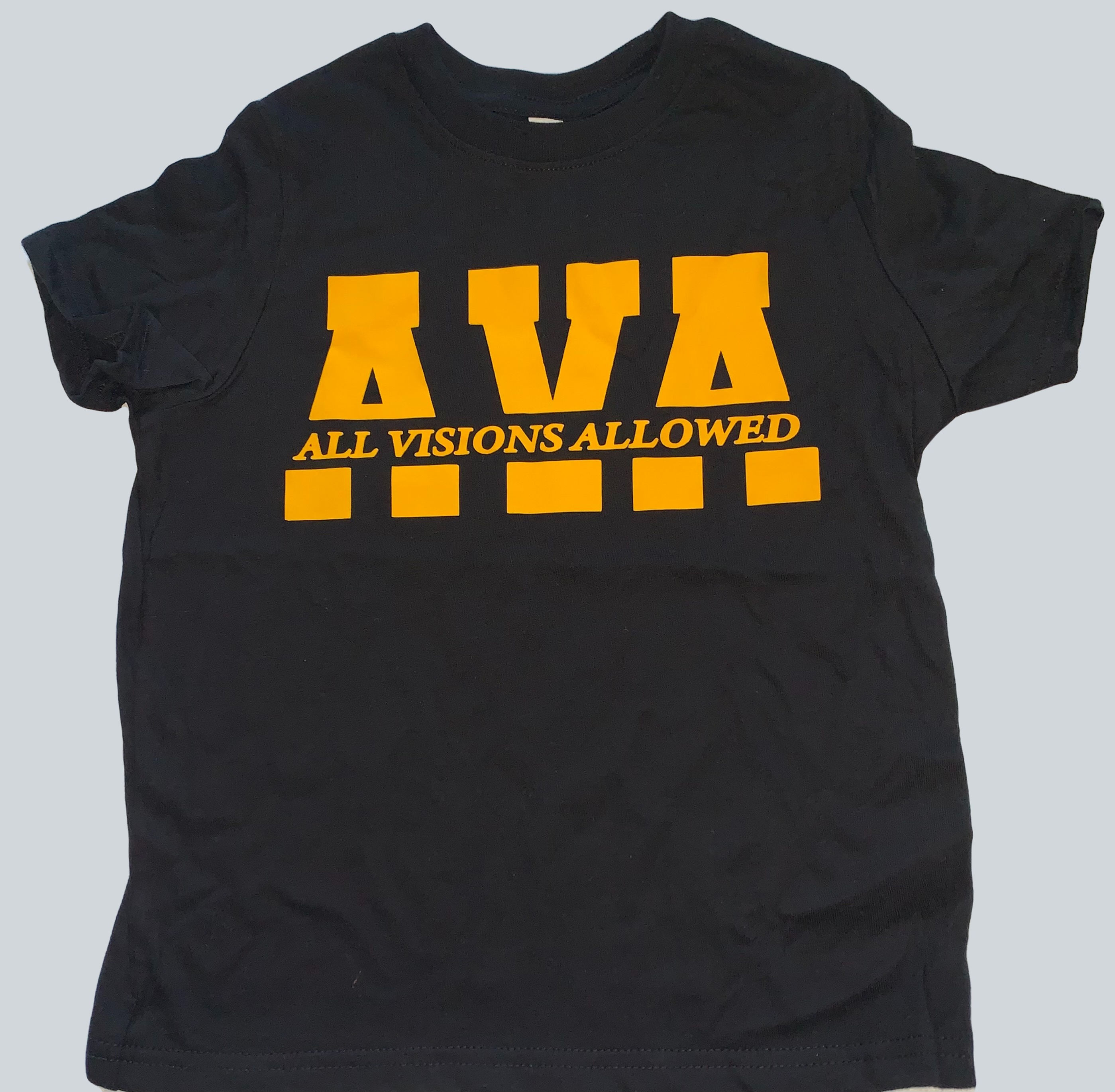 Black w/yellow original logo toddler/youth
