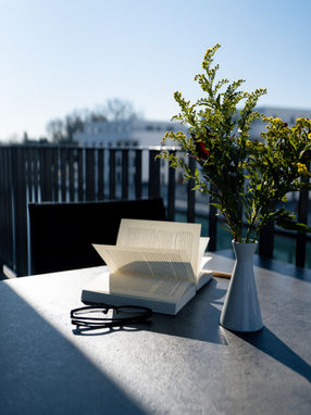 Balkon Yachthafen Barth Ostsee
