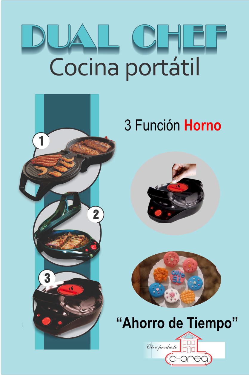 Miniatura: DUAL CHEF - Cocina portátil