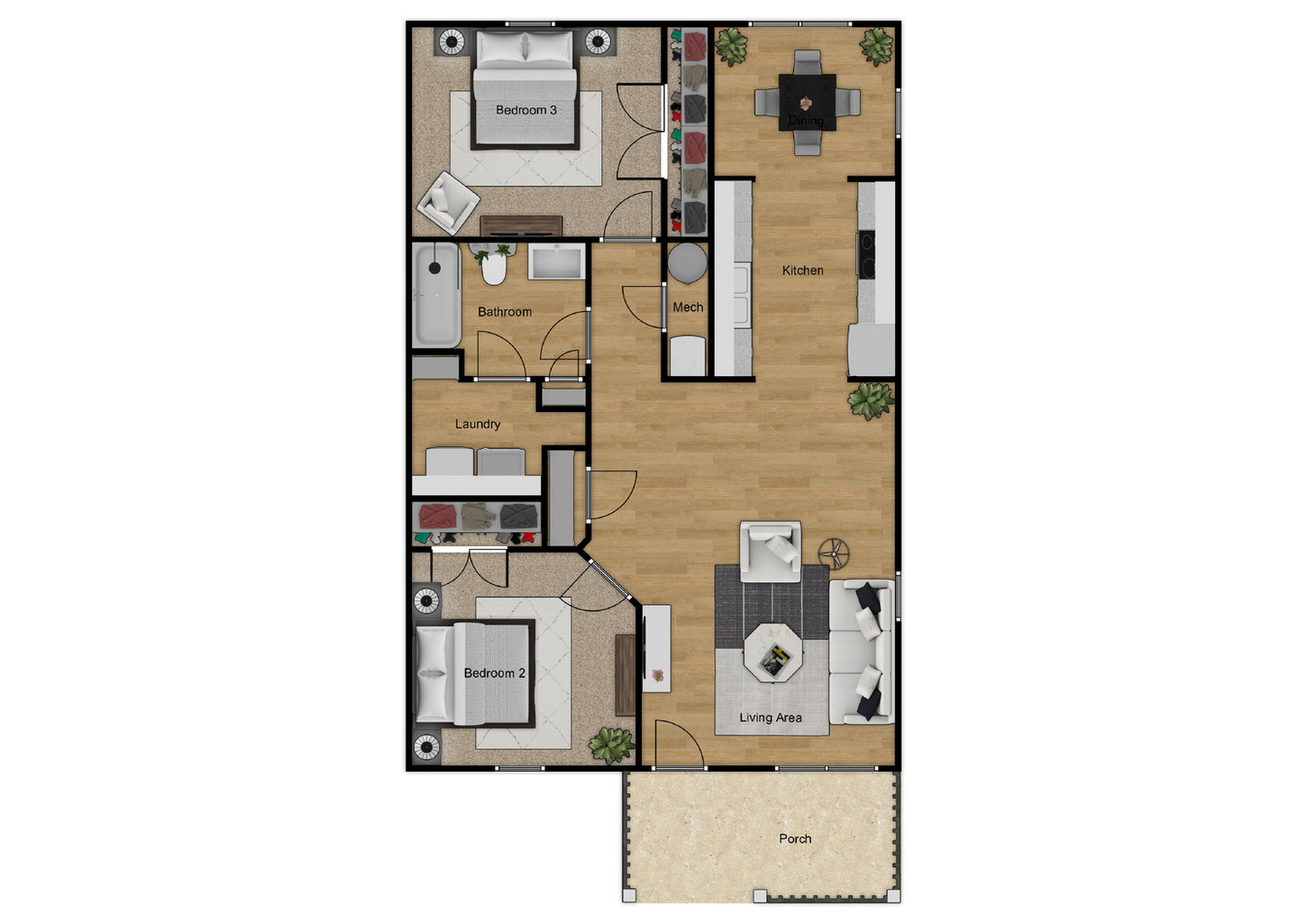 Beautiful view of Apartments Willowbrook Richmond With Garden